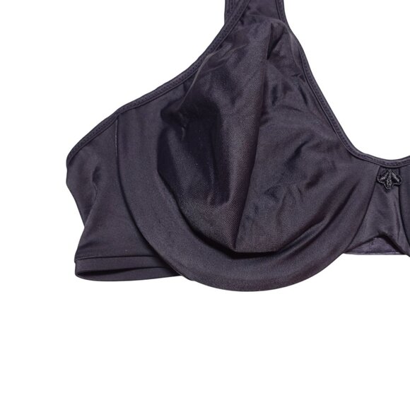 Bali Women's Passion For Comfort Underwire Bra Sz 38C Black 2-Ply Seamless - Picture 4 of 5